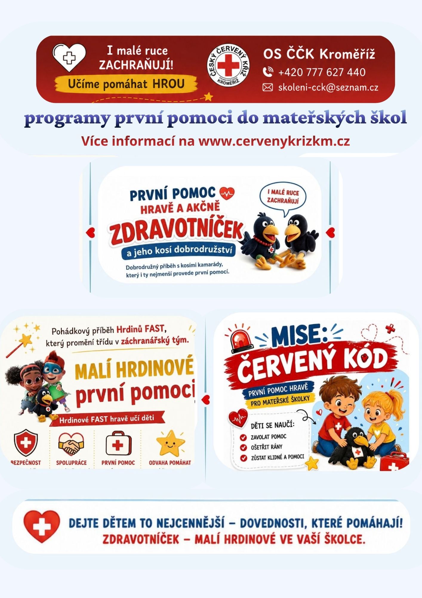 Programy první pomoci pro Mateřské školy fotografie