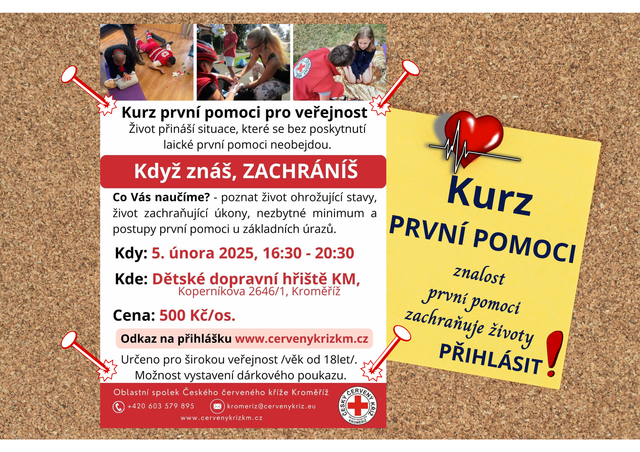 Kurz první pomoc pro veřejnost fotografie