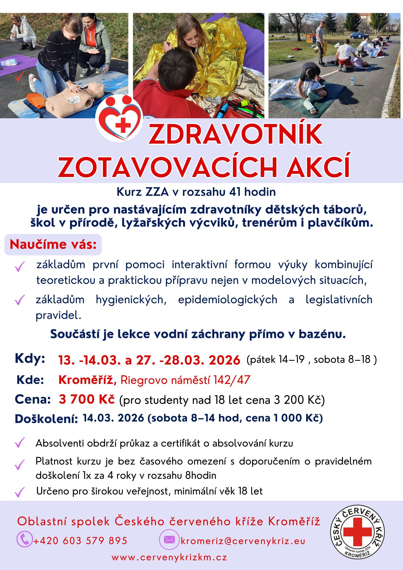 Zdravotník zotavovacích akcí  fotografie