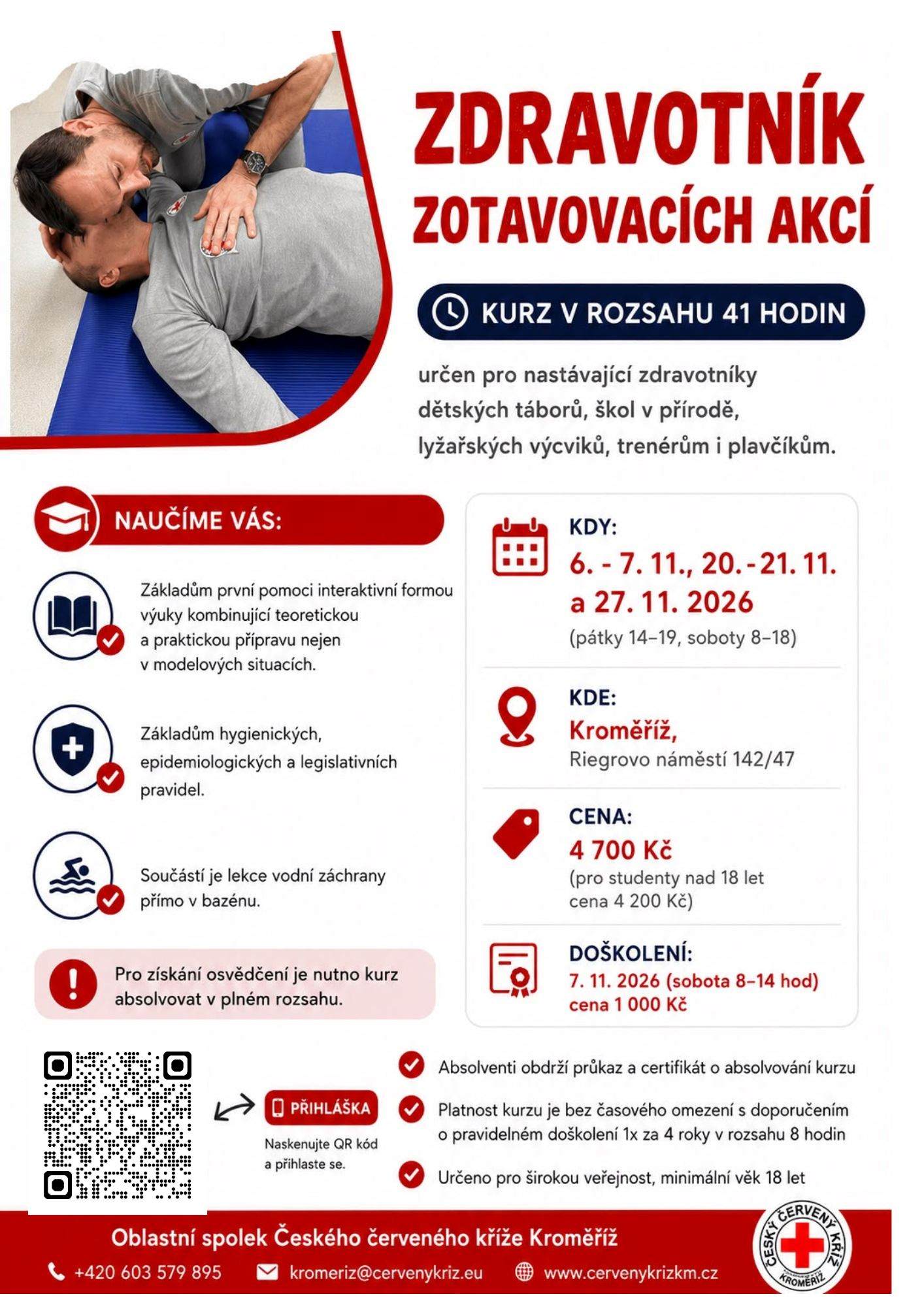 Zdravotník zotavovacích akcí  fotografie